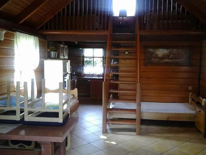 Pokój rodzinny z widokiem na ogród